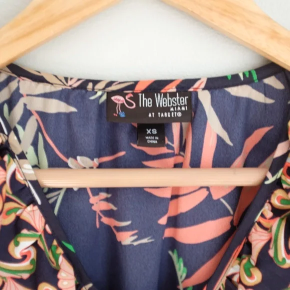 The Webster Miami at Target Navy Floral Dress - Picture 4 of 8